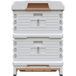 Apimaye Ergo Plus Langstroth Size Insulated Bee Hive Set [No Frames Included] (White)