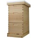 Amish Made in USA Complete 8 Frame Langstroth Bee Hive includes Frames and Foundations (2 Deep, 1 Medium)