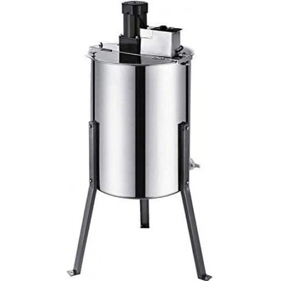 BestEquip Electric Honey Extractor 3 Frame Bee Extractor Stainless Steel Honey Spinner with Stand Beekeeping Equipment