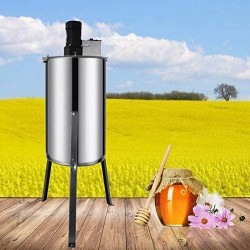 Happybuy Extraction Honeycomb Drum Spinner Beekeeping Equipment with Strainer, 3 Frame, Electric Honey Extractor