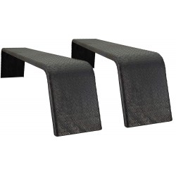 RecPro Steel 14 Gauge Diamond Tread Plate Tandem Axle Trailer Fenders 10