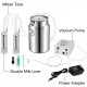 Tolsous Milking Machine 7L Electric Pulsation Vacuum Milking Supplies for Cows Cattle or Sheep Optional Automatic Portable