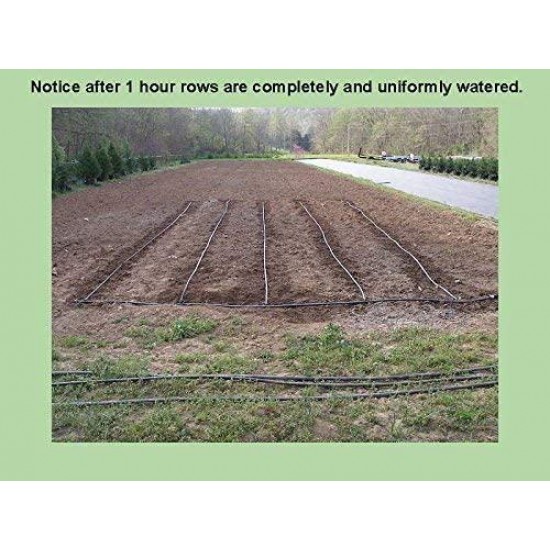 Vegtable Garden Drip Jr. Kit – 10 Rows X 50 Ft– Watering Garden Drip Irrigation