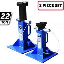 K Tool International 22 Ton Heavy Duty Jack Stands Pair, Pin Style Lock, 10