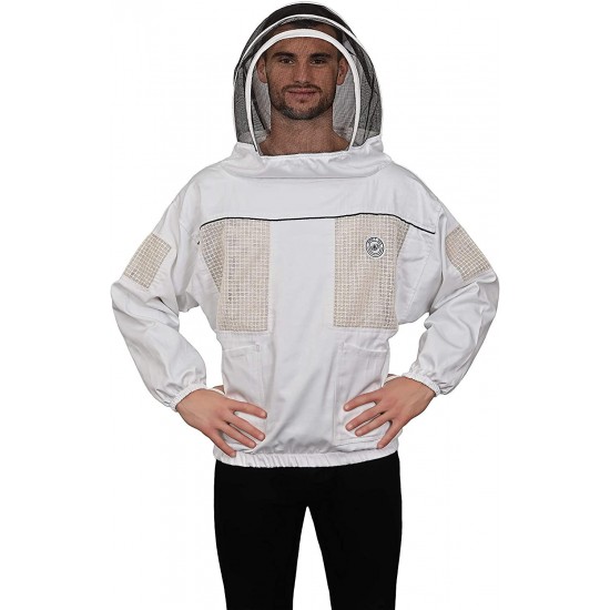 Humble Bee 531 Ventilated Beekeeping Smock with Fencing Veil