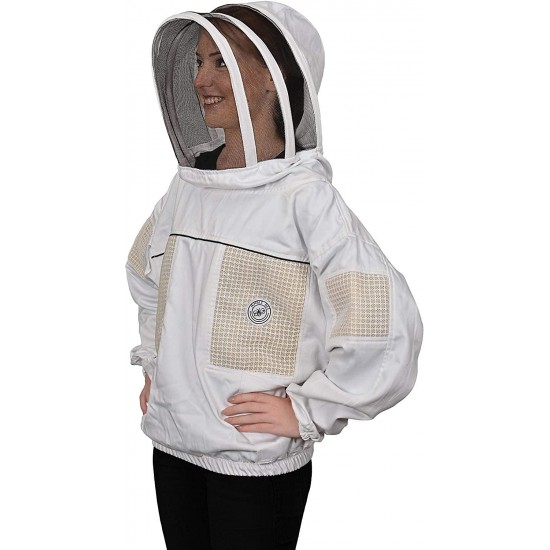 Humble Bee 531 Ventilated Beekeeping Smock with Fencing Veil