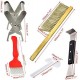 XIAOWANG Hive Tool, Beekeeping Tool Set 8 in1 Beekeeping Accessories Beatery Tool Set for Professional Beginner Beekeeper