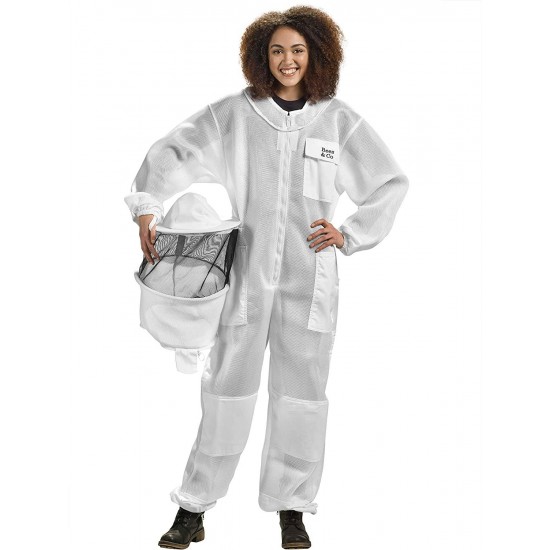 Bees & Co U83 Ultralight Beekeeper Suit with Round Veil