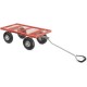 Gorilla Carts GOR800-COM Steel Utility Cart with Removable Sides, 800-lbs. Capacity, Red