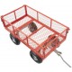 Gorilla Carts GOR800-COM Steel Utility Cart with Removable Sides, 800-lbs. Capacity, Red