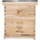 AliBees Bee Hive with 10 Medium &10 Deep Honeycomb Foundation Frames, Includes Cedarwood Frames & Foundation for Beekeeping(2 Layer)