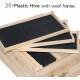 AliBees Bee Hive with 10 Medium &10 Deep Honeycomb Foundation Frames, Includes Cedarwood Frames & Foundation for Beekeeping(2 Layer)