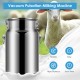 SEAAN 7L Milking Machine Electric Vacuum Pulsation Suction Pump Milker Machine for Cow Goat Sheep Livestock Household Domestic Farm Stainless Steel Bucket Milking Device