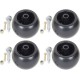 Pack of 4 Deck Wheel Replace Exmark with Hardware 210-455 103-7263 109-2098