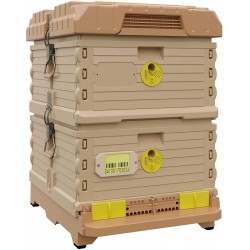 Apimaye Ergo Plus Langstroth Size Insulated Bee Hive Set [No Frames Included] (Orange)