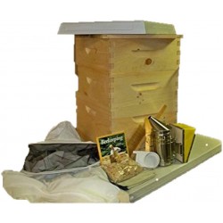 Cutler Supply, Inc Deluxe Beekeeping Starter Kit, Complete Hive, Tools, Jacket/Gloves, Smoker