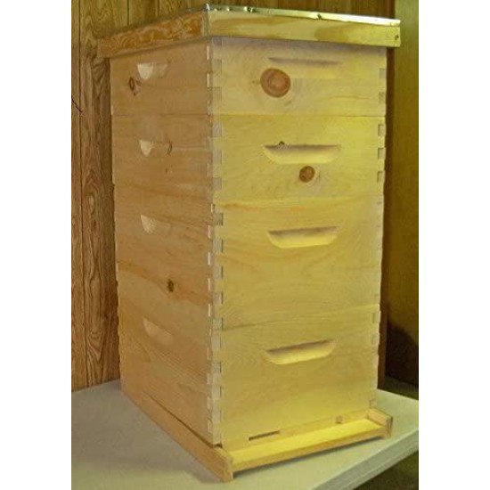 Cutler Supply, Inc Deluxe Beekeeping Starter Kit, Complete Hive, Tools, Jacket/Gloves, Smoker