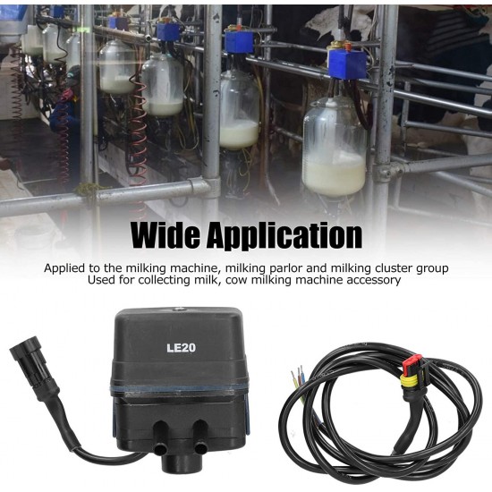 Milking Machine Pulsator, Durable Electric Pulsator, Plastic Saving Time for Farm Cow