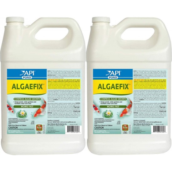 API Pond AlgaeFix, 1 Gallon, 2 Pack