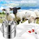 S SMAUTOP 7L Electric Pulsation Milking Machine Single Bucket Piston Vacuum Pulsation Milking Machine Goat Milking Supplies for Cows Cattle or Sheep Optional (Use US Plug)