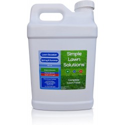 Advanced 16-4-8 Balanced NPK- Lawn Food Quality Liquid Fertilizer- Spring & Summer Concentrated Spray - Any Grass Type- Simple Lawn Solutions (2.5 Gallons)