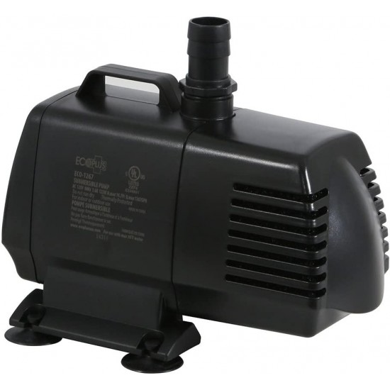 EcoPlus 728325 Pump, 1347 GPH, Black