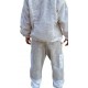 OZ ARMOUR Beekeeping Suit Jacket & Trouser Pant with 2 Veils Fencing & Round Brim Hat Ventilated 3 Layer Mesh Costume (X-Large)