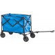 Sunjoy Odell Collapsible Folding Wagon Cart with Wheels, Blue