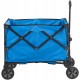 Sunjoy Odell Collapsible Folding Wagon Cart with Wheels, Blue