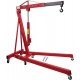 HTTMT- Engine Motor Hoist Cherry Garage Lifting Picker Crane Lift 4000 lb Capacity Red Cherry Picker Jack Engine Hoist With Hook [P/N: ET-CAR-FIX005-2T-RED]