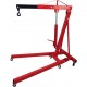 HTTMT- Engine Motor Hoist Cherry Garage Lifting Picker Crane Lift 4000 lb Capacity Red Cherry Picker Jack Engine Hoist With Hook [P/N: ET-CAR-FIX005-2T-RED]