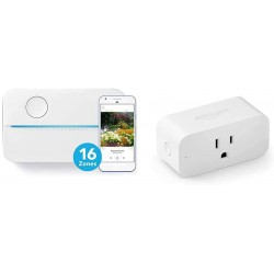 Rachio 3 Smart Sprinkler Controller, 16 Zone 3rd Generation, Alexa and Apple HomeKit, Freeze and Wind Skip &  Smart Plug, Works with Alexa – A Certified for Humans Device