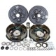 Southwest Wheel 3,500 lbs. Trailer Axle Self Adjusting Electric Brake Kit 5-4.5