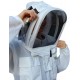 OZ ARMOUR Beekeeping Suit Ventilated Air Mesh with Fencing & Round Brim Hat (Medium)