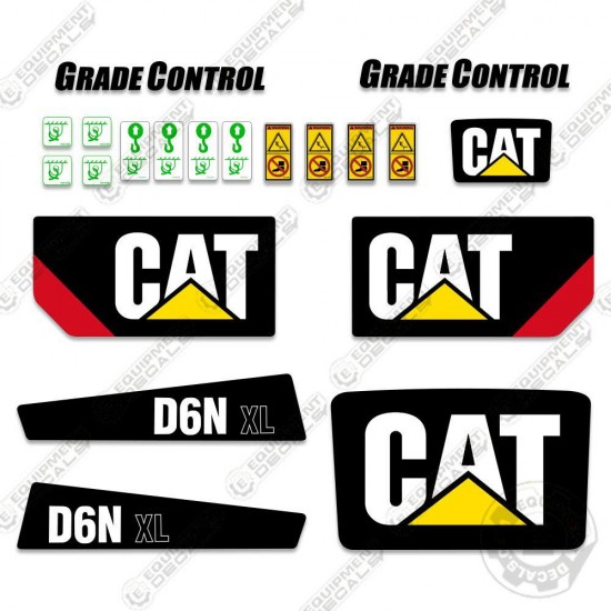 Caterpillar D6N XL Decal kit - Bulldozer Decals - 7 Year Vinyl Reproduction 2019