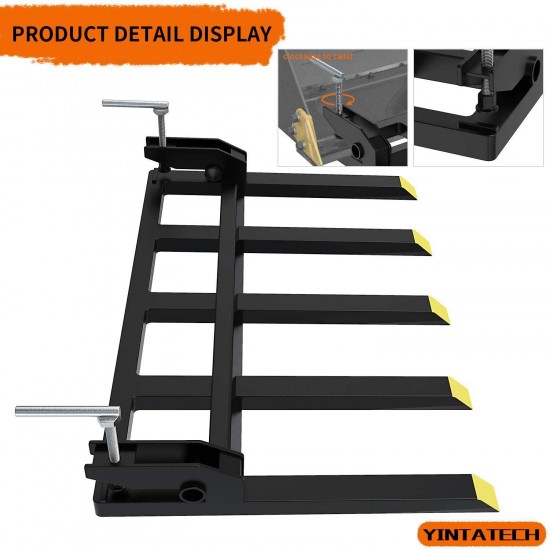 YINTATECH Clamp on Debris Forks to 48