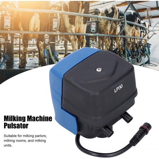 Yosoo Pulsator Milking, Electric Pulsator with 2-Outlet AC24V Milking Machine Accessory Livestock Equipment