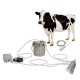 CJWPOWER Milking Machine for Goats Cows, Pulsation Vacuum Pump Milker, Milking Supplies W/Stainless Steel Bucket, Portable Suction Machine for Jerseys, Nigerian Dwarfs, Nubian Mix (3L, for Cows)