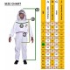 BeeAttire Bee Suit with Easy Access Veil Cotton Thick Sting-Less Protection Pro Beekeeper Suit Beekeeper Costume Adult bee Keeper Costume Beekeeping Suit bee Keeper Suit YKK Zippers (3XL)