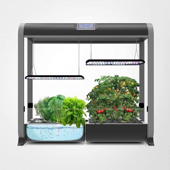 AeroGarden Farm 24Plus, w/Salad Bar Seed Kit, Black