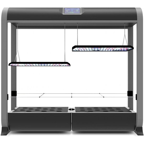 AeroGarden Farm 24Plus, w/Salad Bar Seed Kit, Black