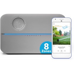 Rachio 8ZULWC-L R3e Generation: Smart, 8 Zone Sprinkler Controller, Works with Alexa, Gen, Gray