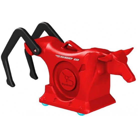 Roping Dummy on LED Wheels - Short GO - Red