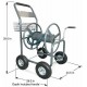 Ashman Garden Hose Reel Cart - 4 Wheels Portable Garden Hose Reel Cart with