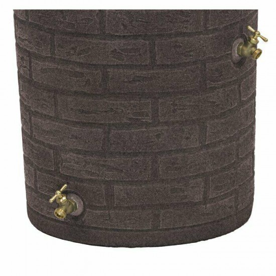 50 Gallon Rain Barrel Water Outdoor Garden Yard Lawn Collector Storage Container