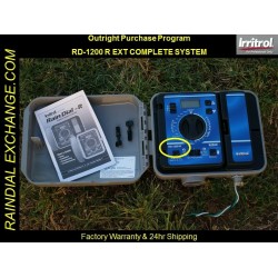 Irritrol Rain Dial Rd1200-ext-r 12 Station Outdoor Irrigation Controller