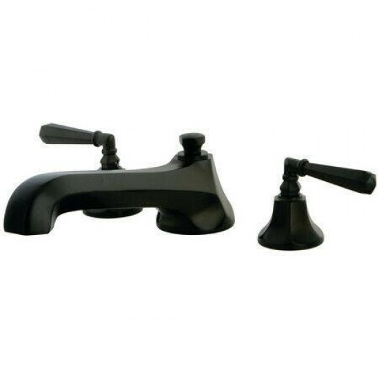 Oil Rubbed Bronze Metropolitan Two Handle Roman Tub Filler Faucet KS4305HL