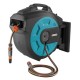 Gardena Comfort 115 Foot Wall Mounted Retractable Swivel Hose Reel Box (2 Pack)