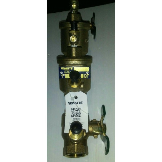 Watts Lf719-qt-s Double Check Valve Watts719 1/2in FNPT