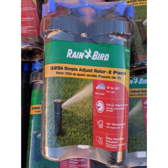 Rain Bird 32SA Simple Adjust Pop-Up Rotor Sprinkler